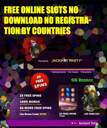 Free online slots no deposit free spins